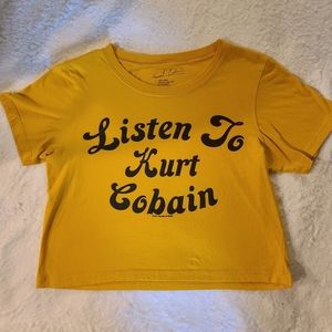 Kurt Cobain Crop Top